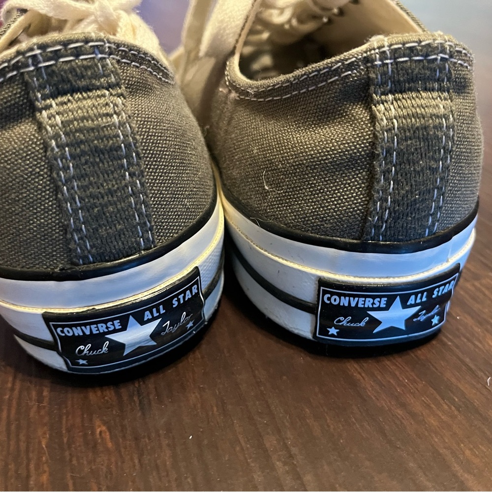 Converse Low-Top Canvas Sneakers in charcoal - Picture 2 of 3